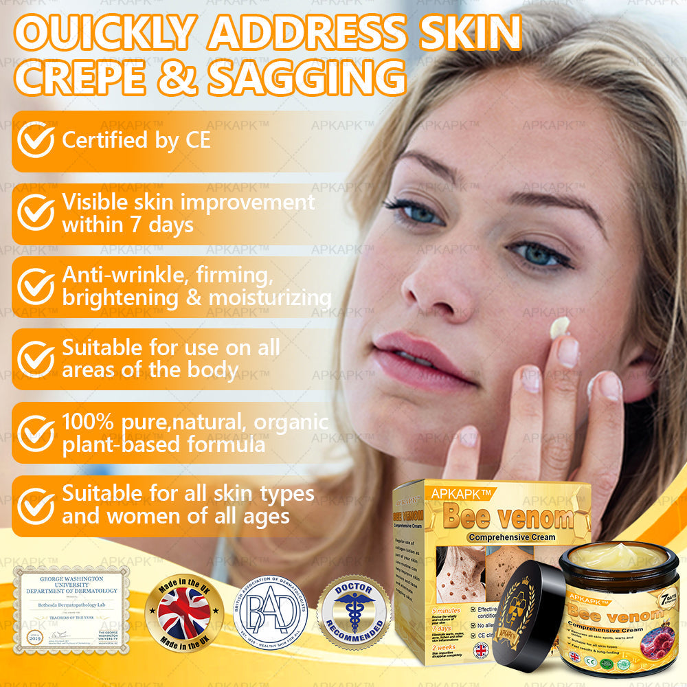 Made and Shipped from UK ✨ APKAPK® Bee venom Comprehensive Cream 🔥 LAST DAY 80% OFF 💎💎