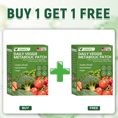 🥦 Offizieller Shop | 39 Gemüse + Greens für Detox, Verdauung & Stoffwechsel – Mehr Energie jeden Tag mit dem IOWOL® Patch