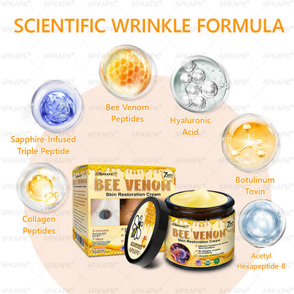 ⚡𝐌𝐇𝐑𝐀 𝐌𝐚𝐝𝐞 𝐚𝐧𝐝 𝐬𝐡𝐢𝐩𝐩𝐞𝐝 𝐟𝐫𝐨𝐦 𝐔𝐒𝐀✨𝗔𝗣𝗞𝗔𝗣𝗞® 𝗕𝗲𝗲 venom SkinRestoration Cream, Fine Lines, loss ofFirmness, Flat Bust, DroopingHips, and More