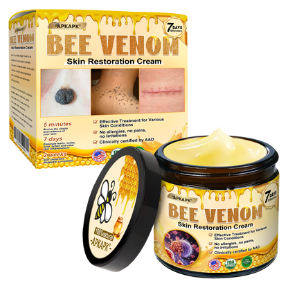 ⚡𝐌𝐇𝐑𝐀 𝐌𝐚𝐝𝐞 𝐚𝐧𝐝 𝐬𝐡𝐢𝐩𝐩𝐞𝐝 𝐟𝐫𝐨𝐦 𝐔𝐒𝐀✨𝗔𝗣𝗞𝗔𝗣𝗞® 𝗕𝗲𝗲 venom SkinRestoration Cream, Fine Lines, loss ofFirmness, Flat Bust, DroopingHips, and More