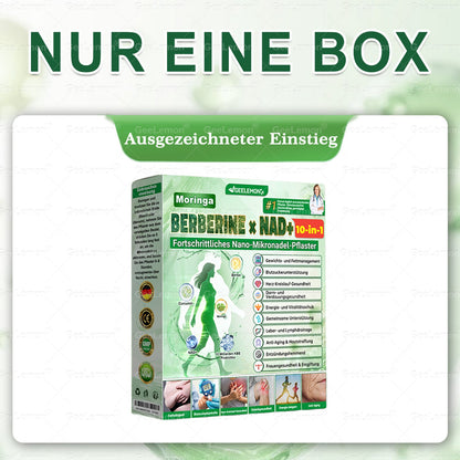 Gee𝐋𝐞𝐦on® Moringa · Berberin × NAD+ 10-in-1 Fortschrittliches Nano-Mikronadel-Pflaster⭐⭐⭐⭐