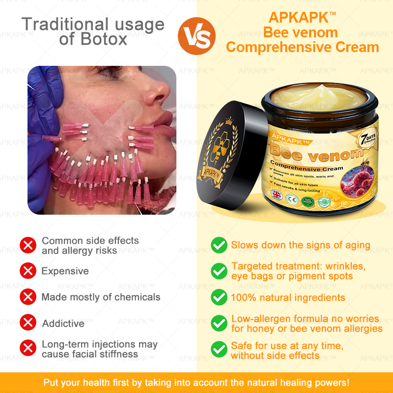Made and Shipped from UK ✨ APKAPK® Bee venom Comprehensive Cream 🔥 LAST DAY 80% OFF 💎💎