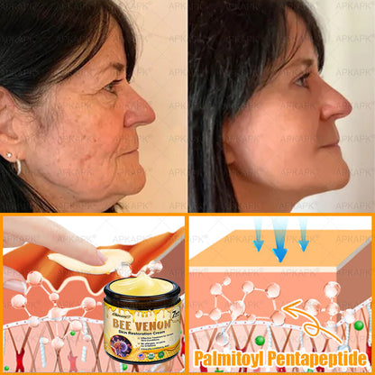 ⚡𝐌𝐇𝐑𝐀 𝐌𝐚𝐝𝐞 𝐚𝐧𝐝 𝐬𝐡𝐢𝐩𝐩𝐞𝐝 𝐟𝐫𝐨𝐦 𝐔𝐒𝐀✨𝗔𝗣𝗞𝗔𝗣𝗞® 𝗕𝗲𝗲 venom SkinRestoration Cream, Fine Lines, loss ofFirmness, Flat Bust, DroopingHips, and More